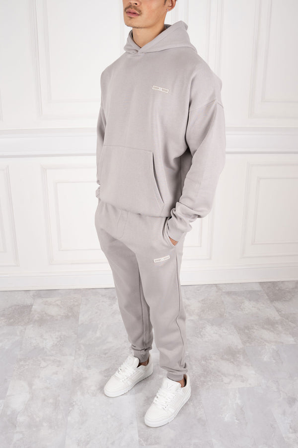 Day To Day Oversized Full Tracksuit - Grey
