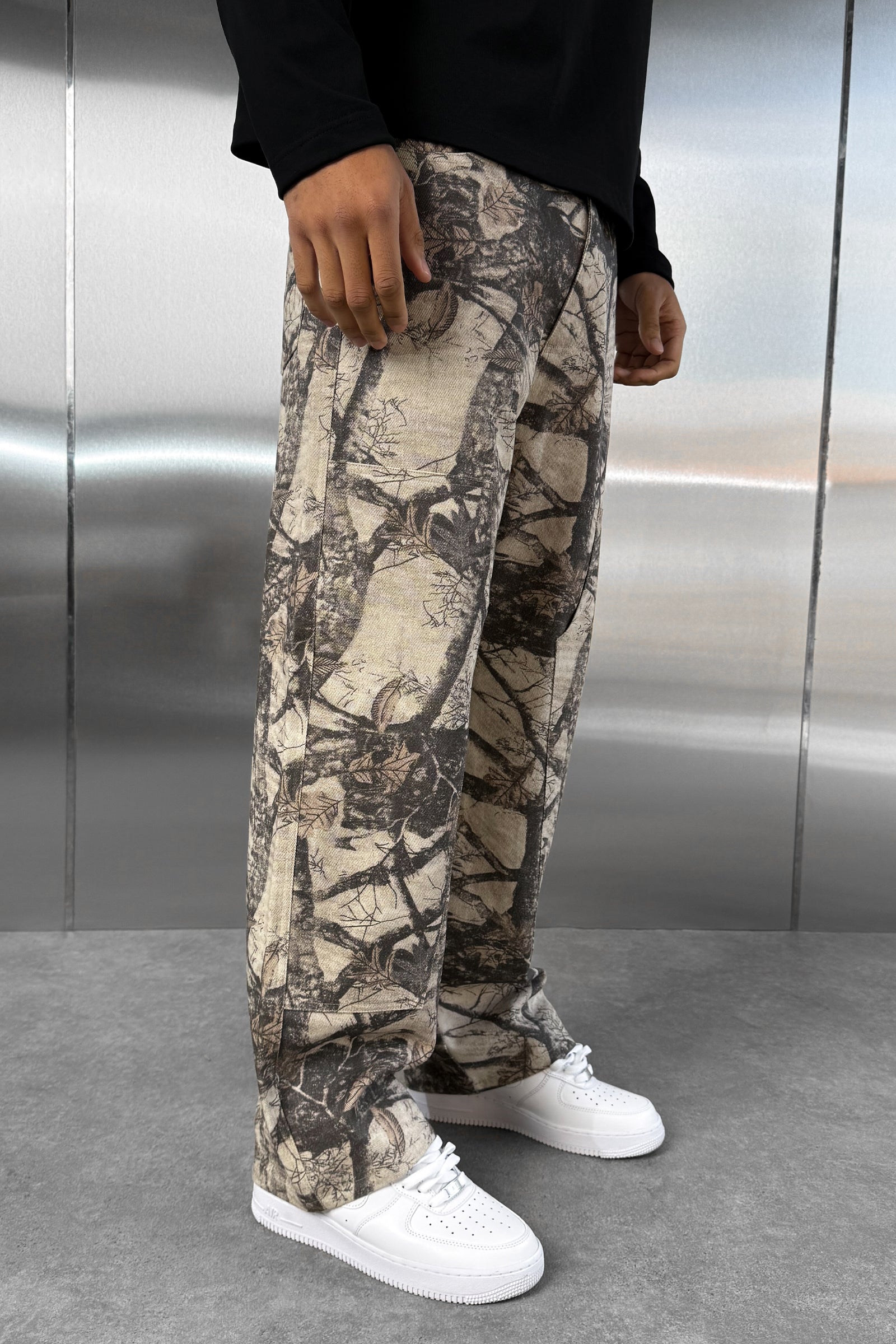 Real Tree Carpenter Denim - Tan Camo