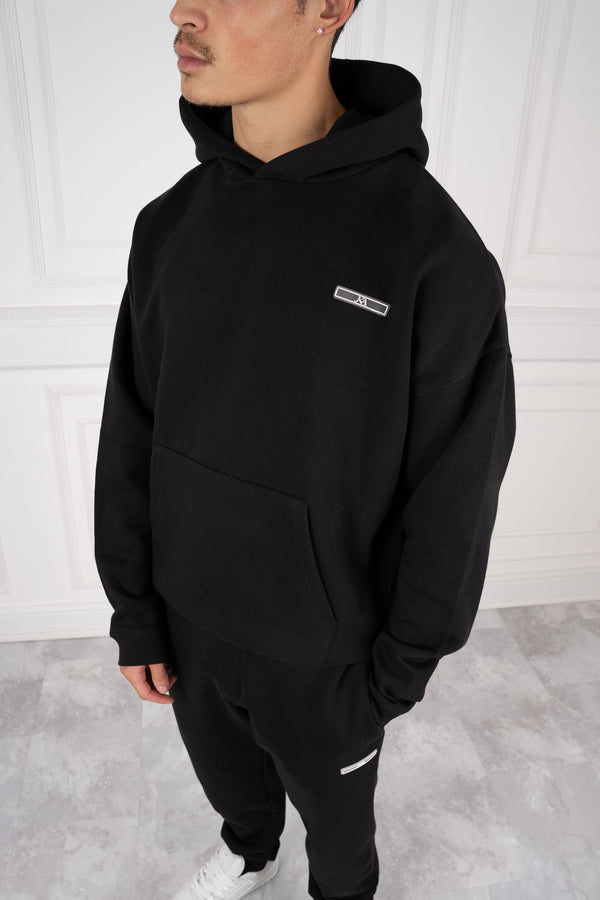 Day To Day Oversized Hoodie - Black