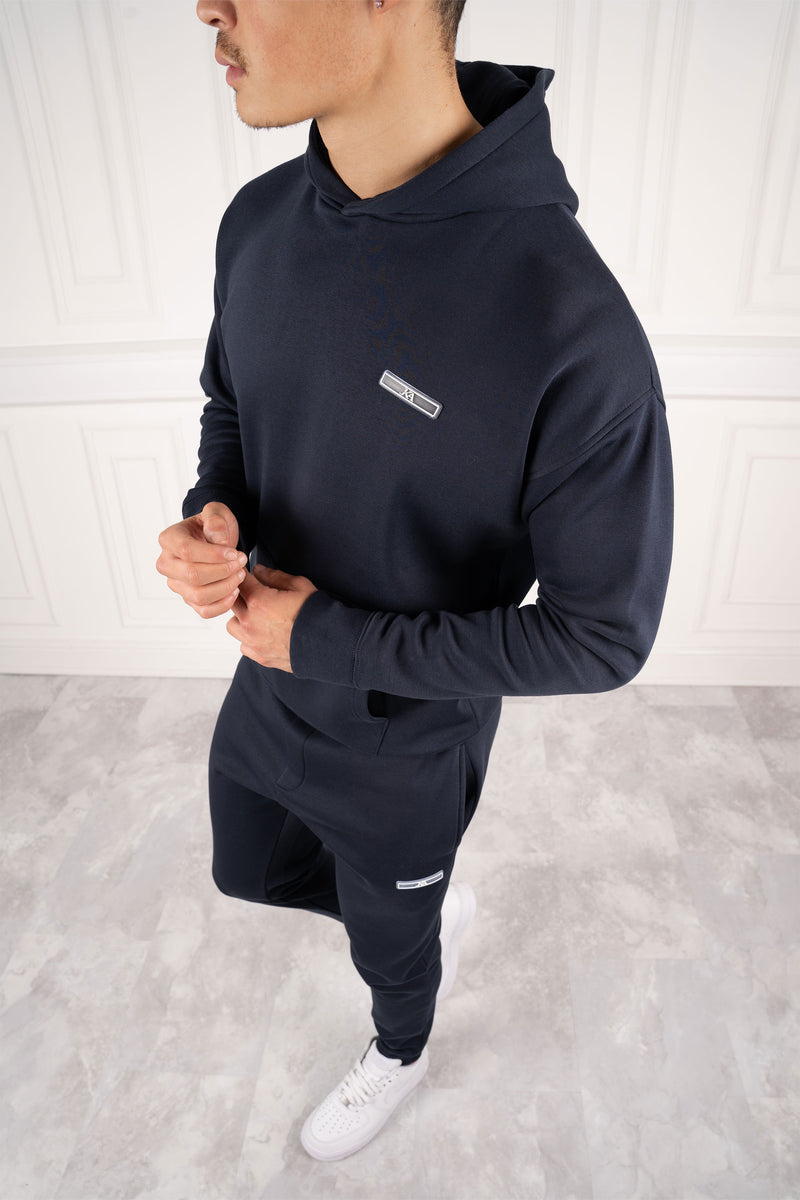 Day To Day Slim Fit Hoodie - Navy