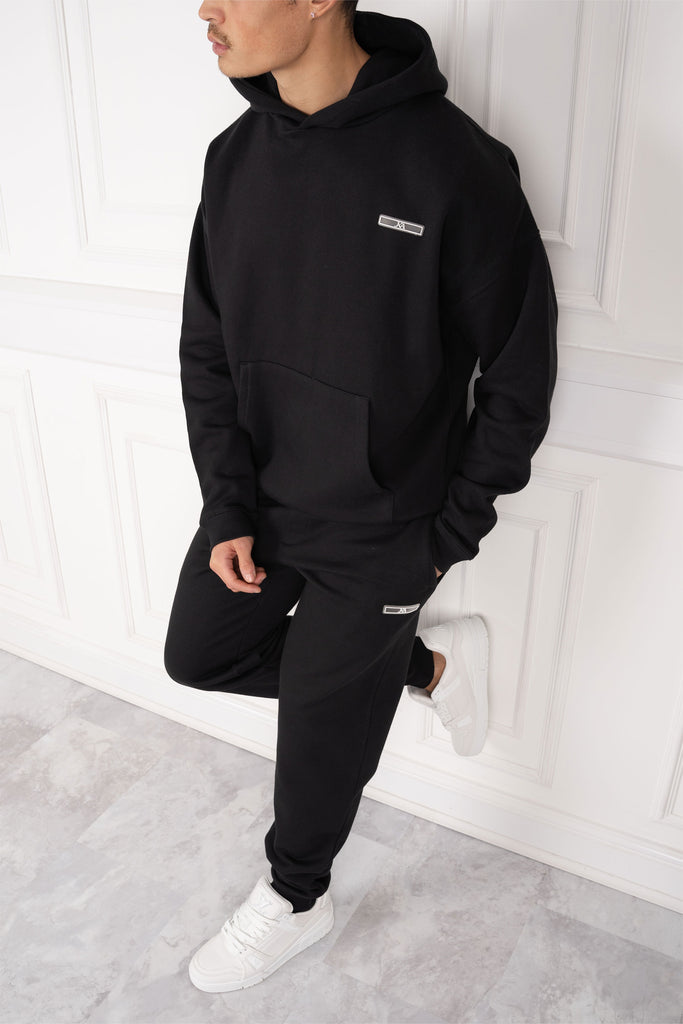 Day To Day Oversized Hoodie - Black