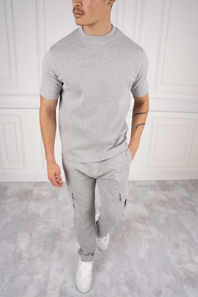 Day To Day Cargo Jogger - Grey Marl