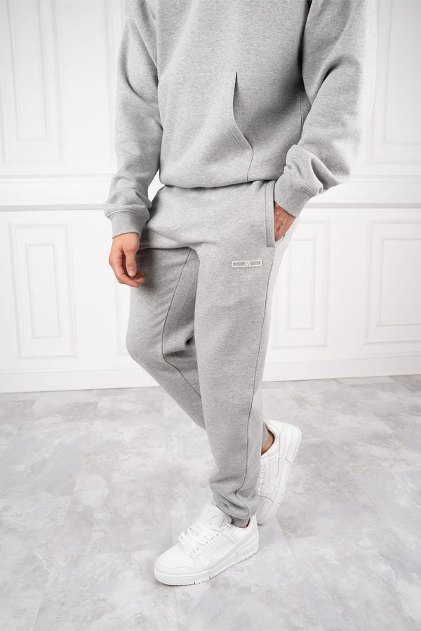 Day To Day Oversized Joggers - Grey Marl