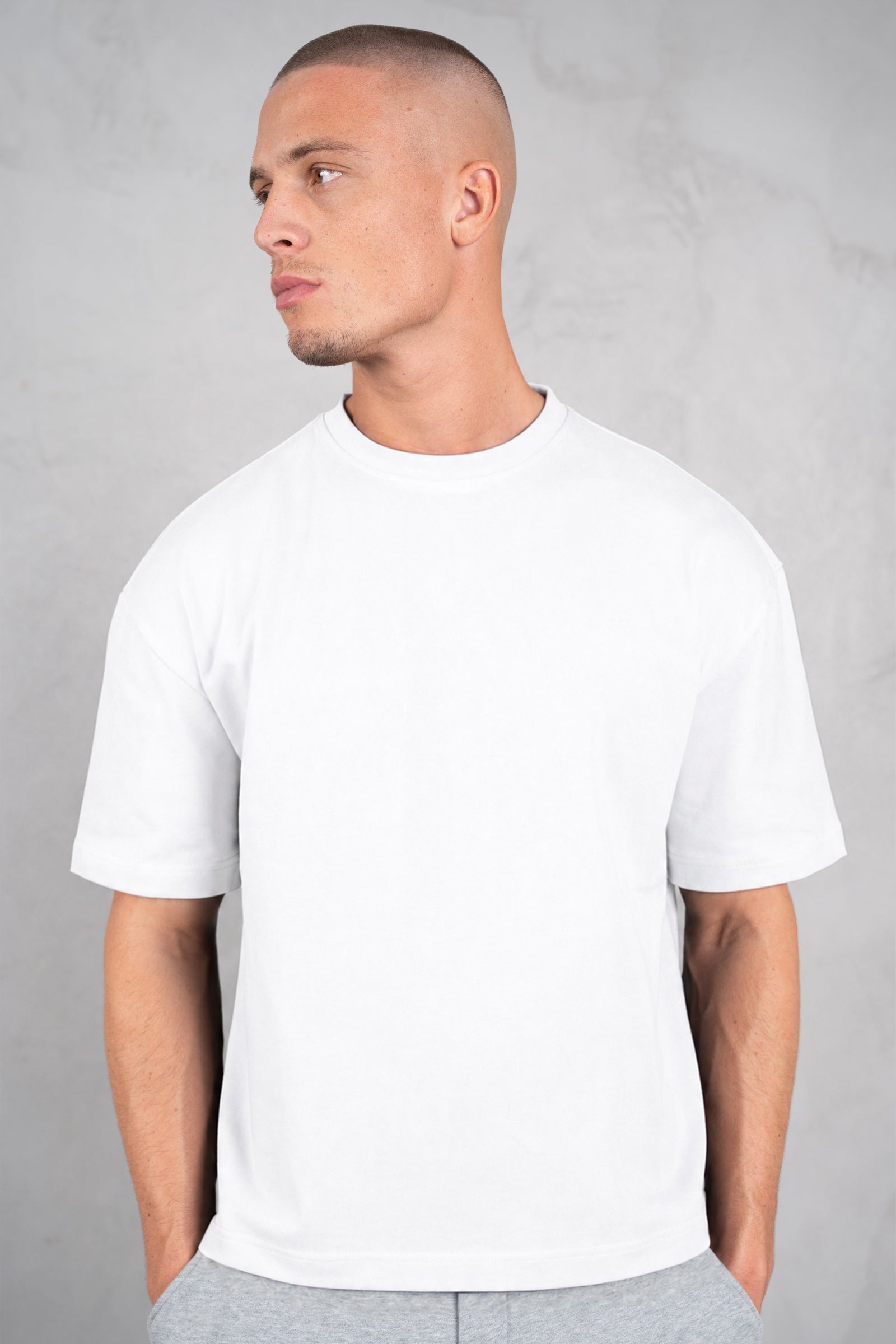 Heavyweight Essential Boxy Short Sleeve T-Shirt - White