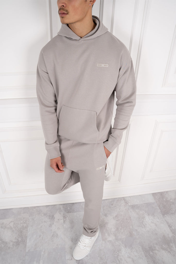 Day To Day Straight Leg TS Hoodie - Grey