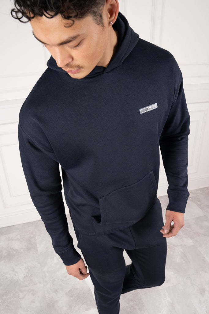Day To Day Slim Fit Full Tracksuit - Navy