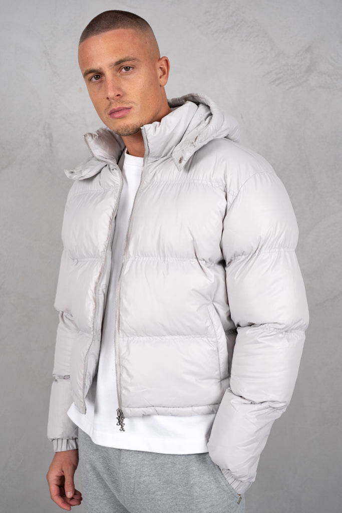 Altitude Boxy Puffer Jacket - Grey