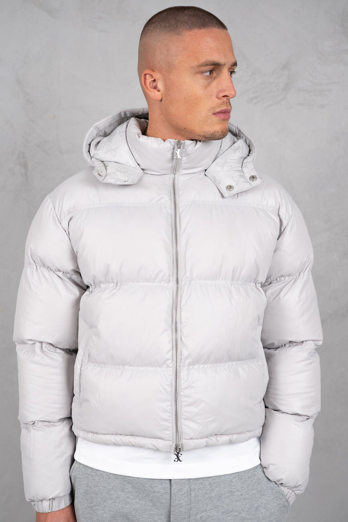 Altitude Boxy Puffer Jacket - Grey