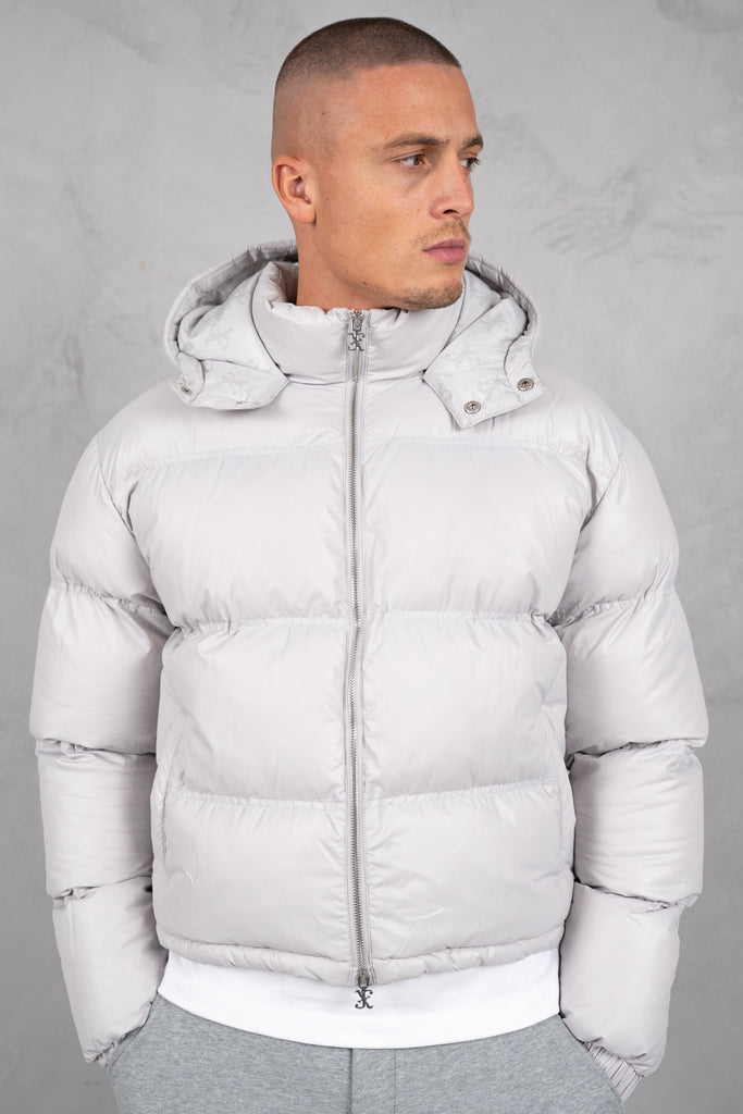 Altitude Boxy Puffer Jacket - Grey