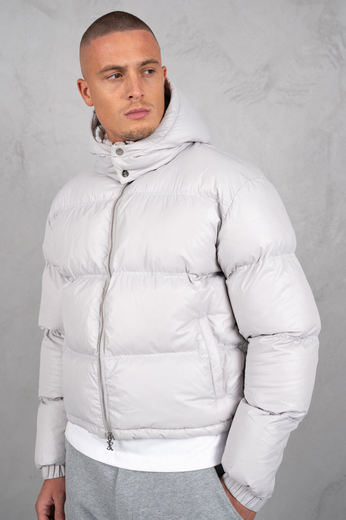 Altitude Boxy Puffer Jacket - Grey