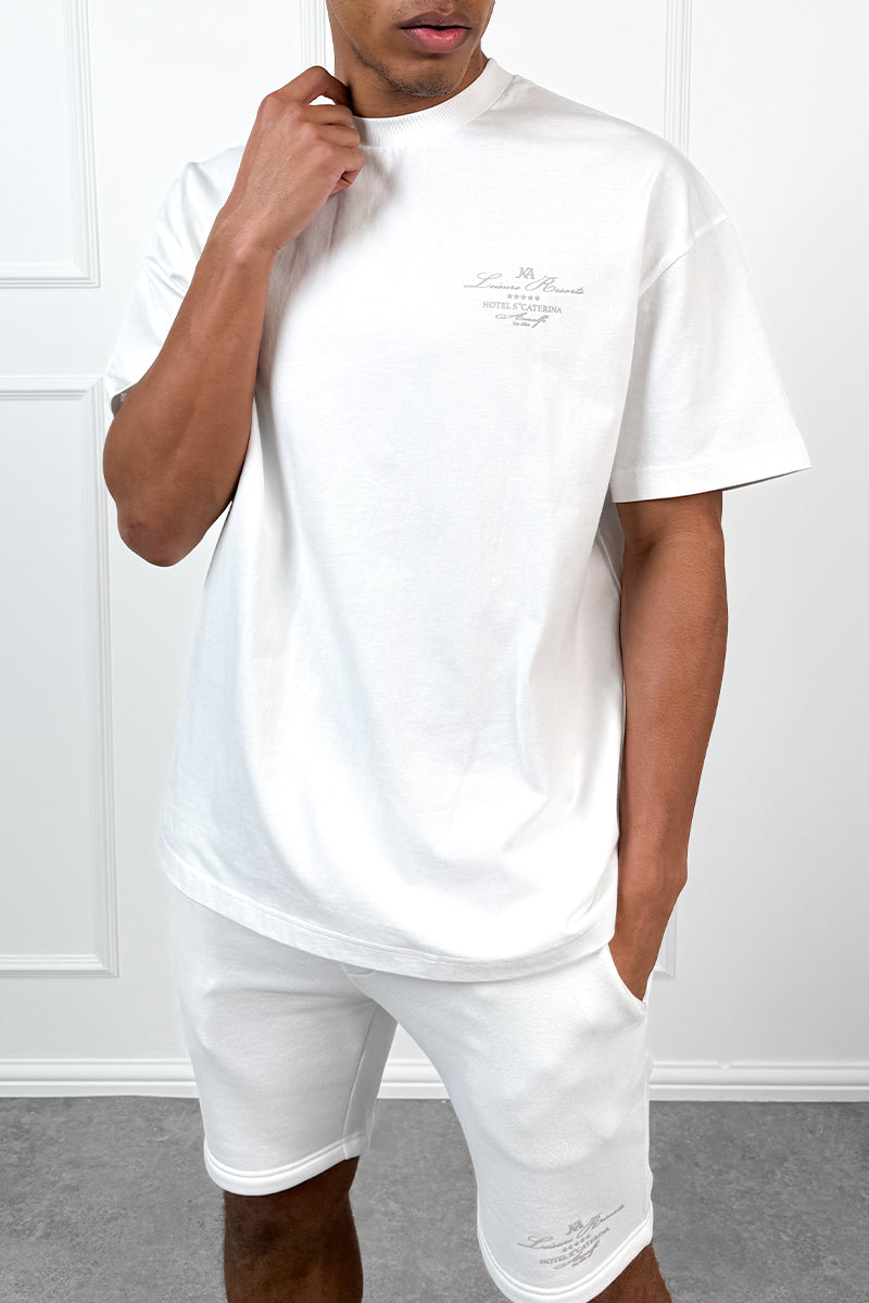 Amalfi Resort  T-Shirt - Off White
