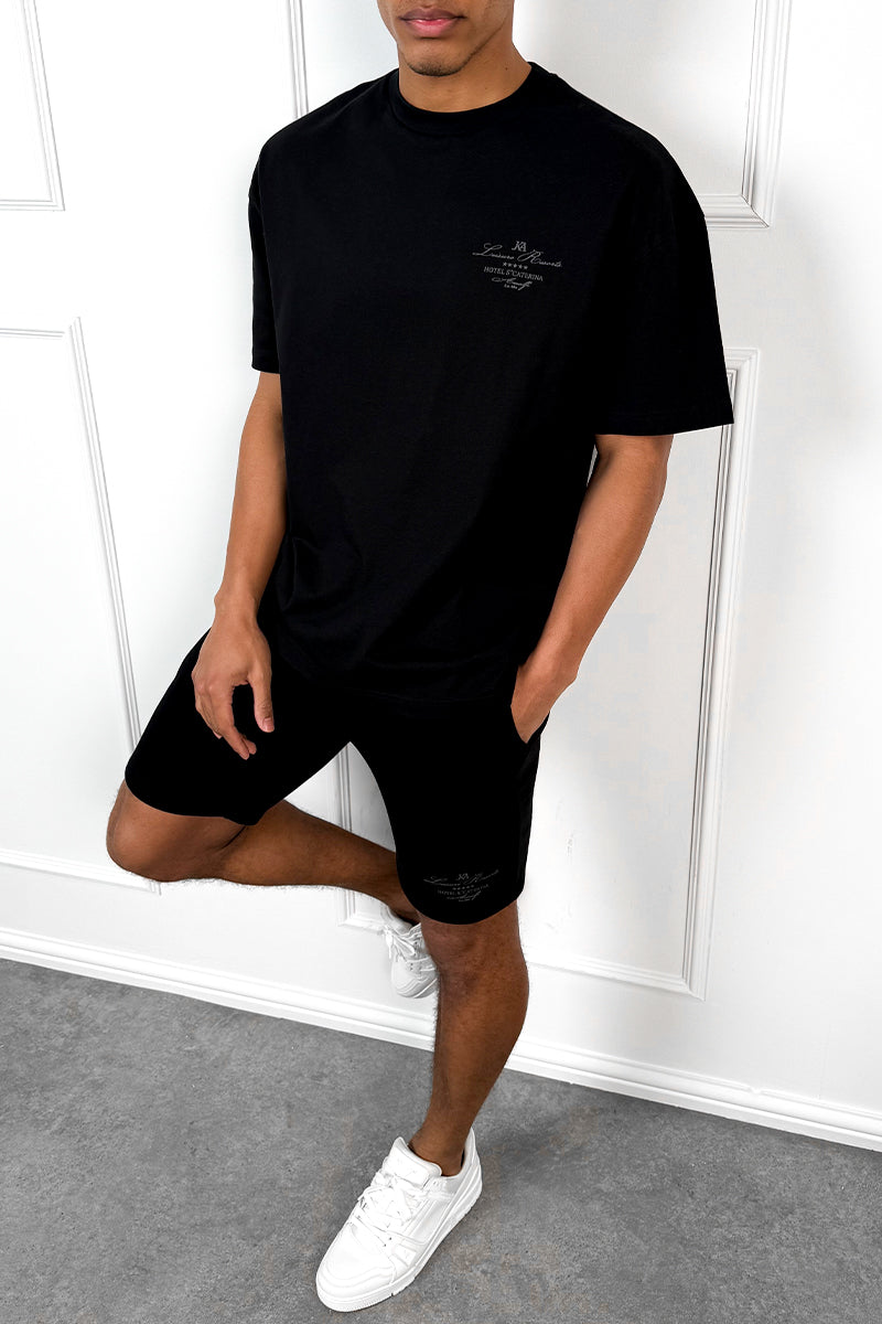 Amalfi Resort T-Shirt - Black