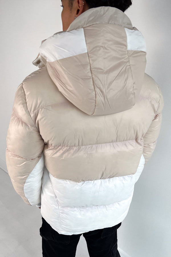 Orbit Puffer Jacket - Off White