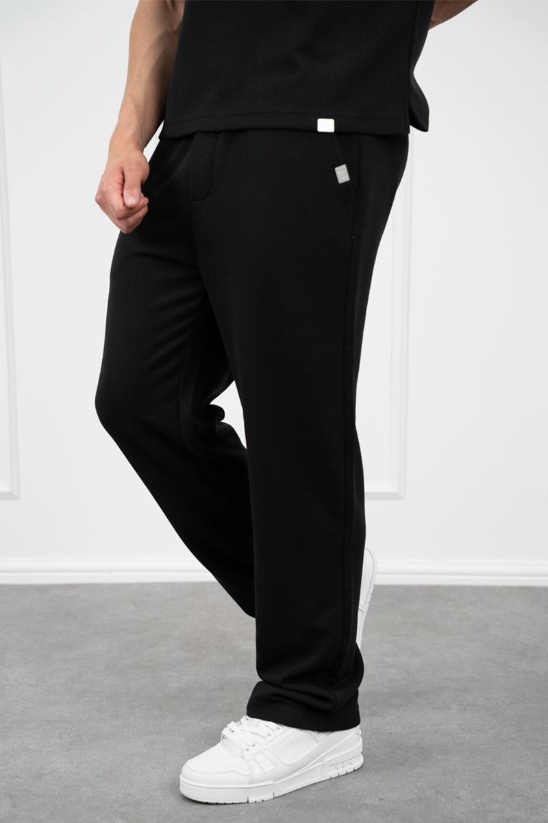 Waffle Joggers - Black