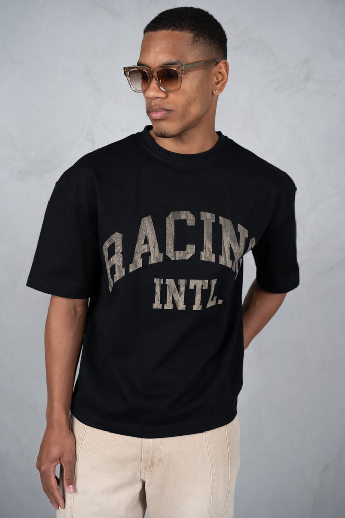 Boxy Racing INTL T-Shirt - Black