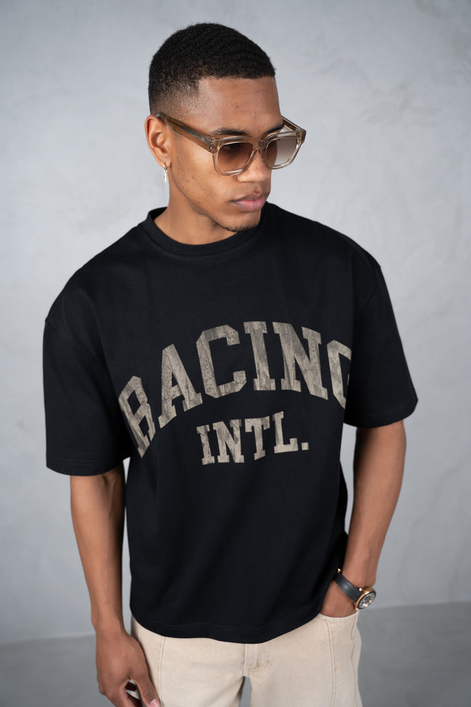 Boxy Racing INTL T-Shirt - Black