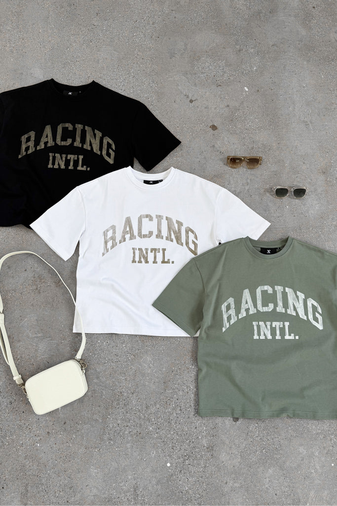 Boxy Racing INTL T-Shirt - White