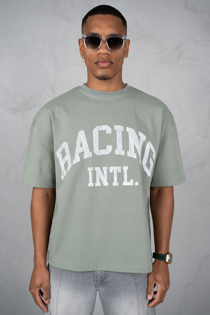 Boxy Racing INTL T-Shirt - Khaki