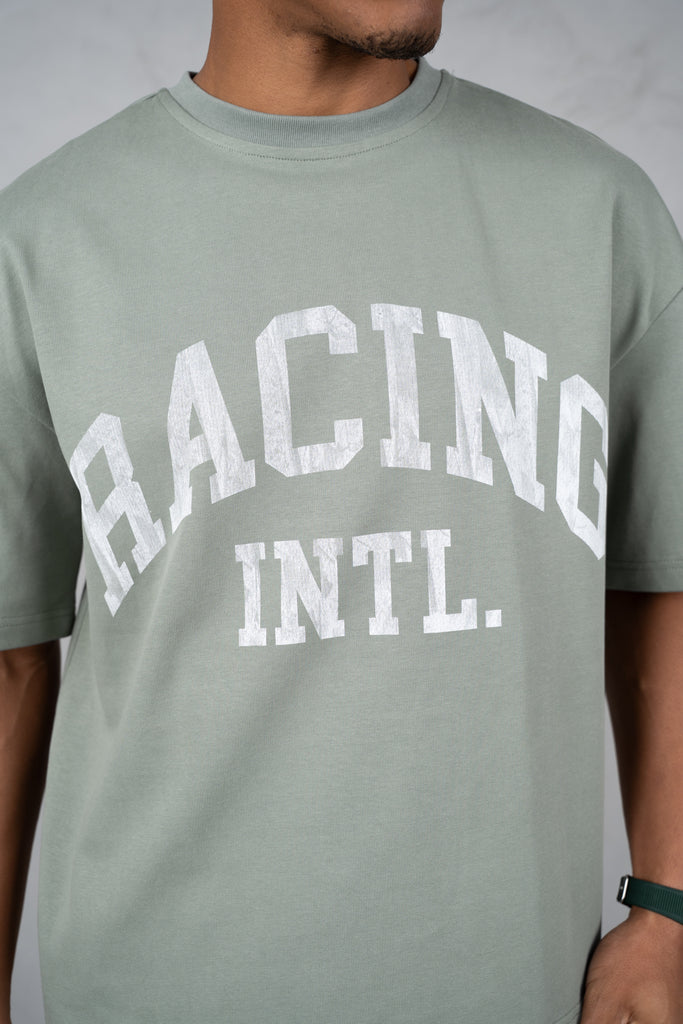 Boxy Racing INTL T-Shirt - Khaki