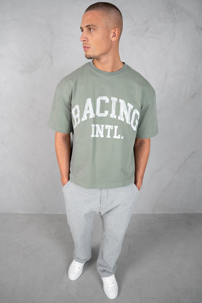 Boxy Racing INTL T-Shirt - Khaki