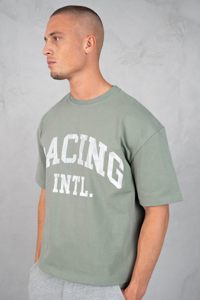 Boxy Racing INTL T-Shirt - Khaki
