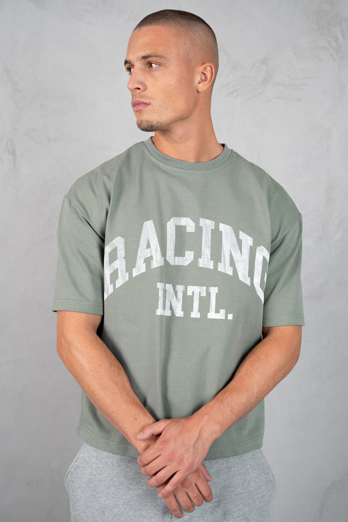 Boxy Racing INTL T-Shirt - Khaki