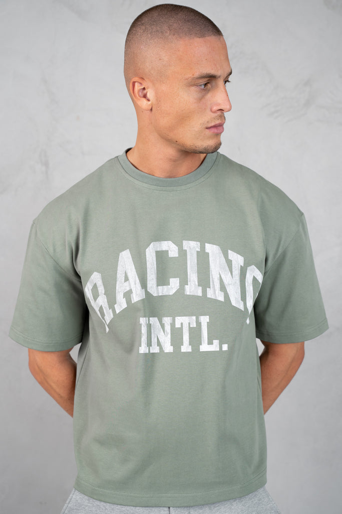Boxy Racing INTL T-Shirt - Khaki
