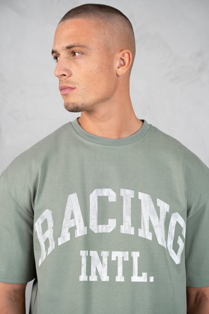Boxy Racing INTL T-Shirt - Khaki
