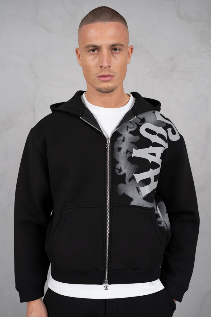Chaos Soft Scuba Hoodie - Black