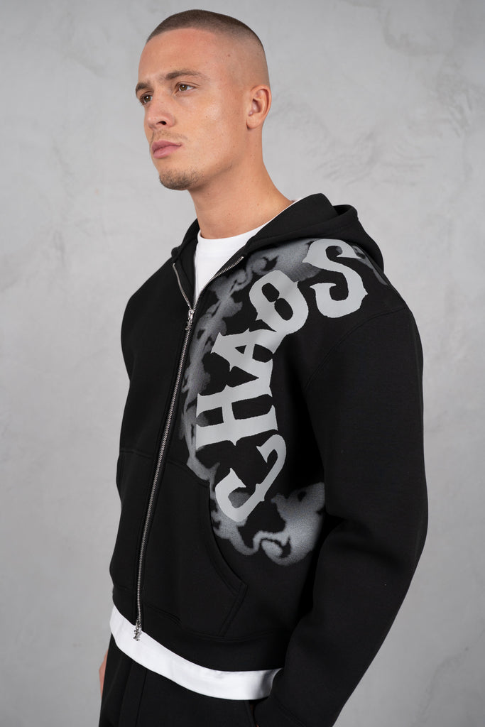 Chaos Soft Scuba Hoodie - Black
