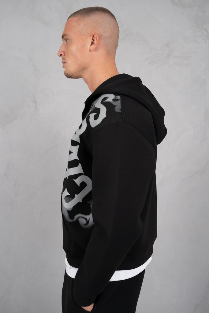 Chaos Soft Scuba Hoodie - Black