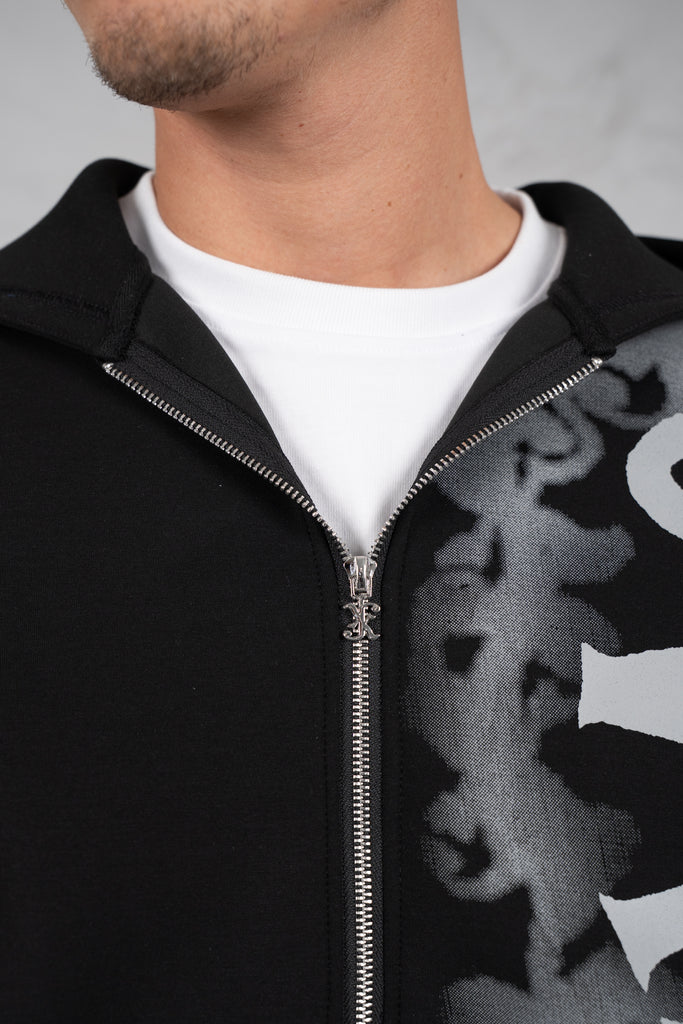Chaos Soft Scuba Hoodie - Black