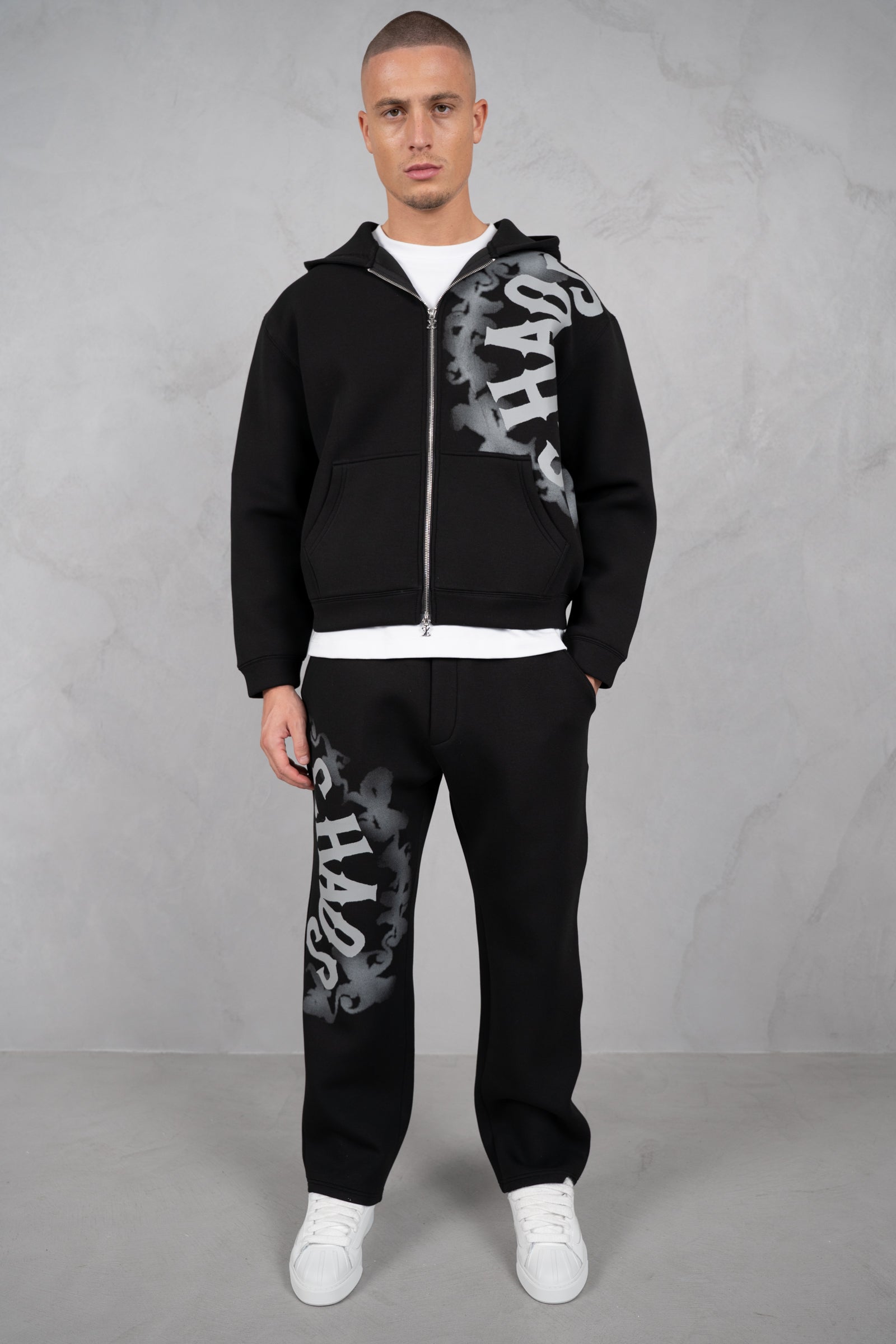 Chaos Soft Scuba Hoodie - Black