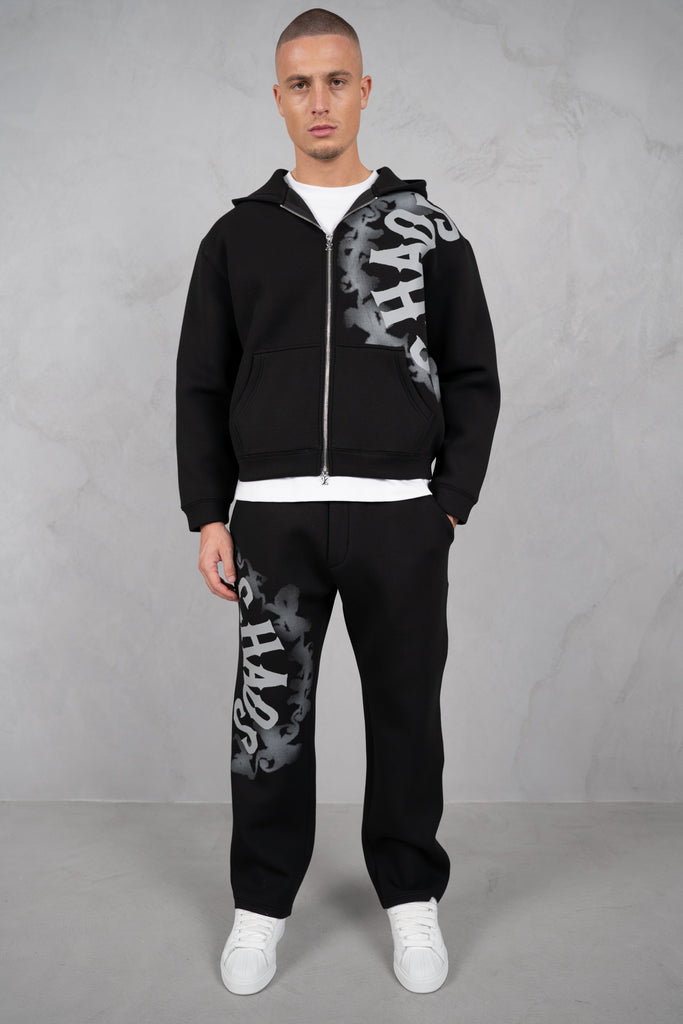 Chaos Soft Scuba Hoodie - Black