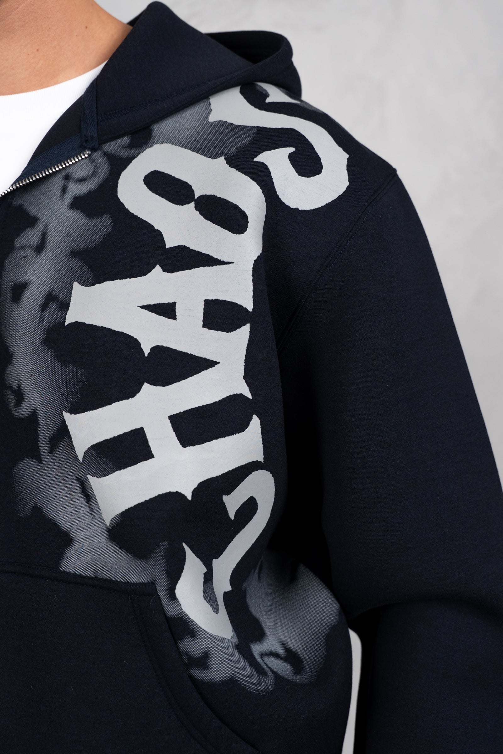 Chaos Soft Scuba Hoodie - Navy