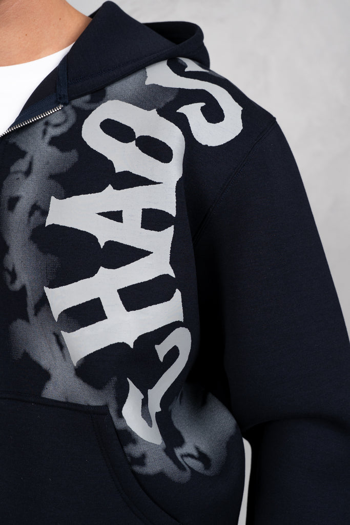 Chaos Soft Scuba Hoodie - Navy