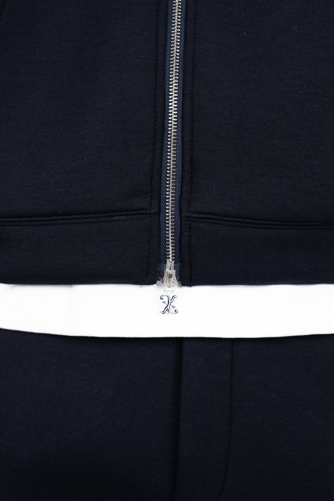 Chaos Soft Scuba Hoodie - Navy