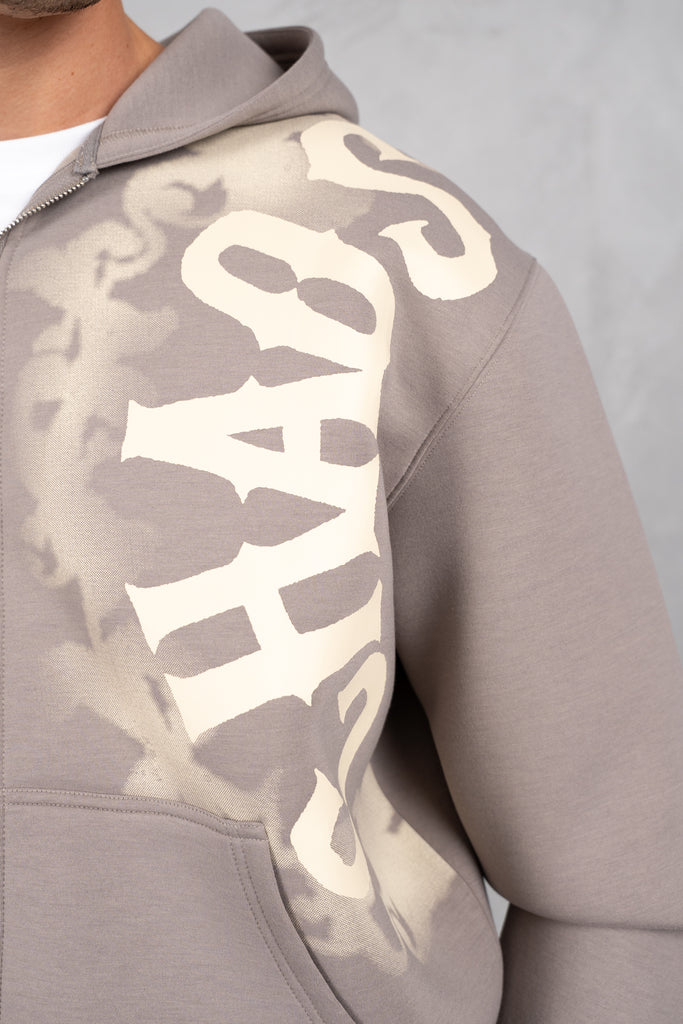 Chaos Soft Scuba Hoodie - Grey