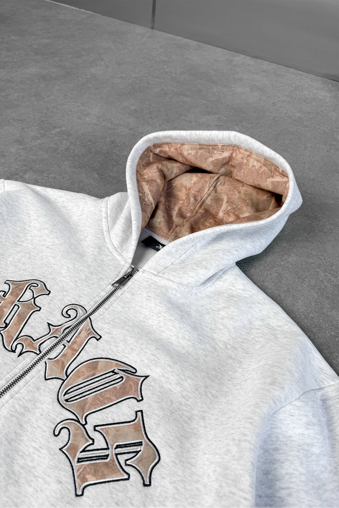 Chaos Real-Tree Camo Hoodie - Grey