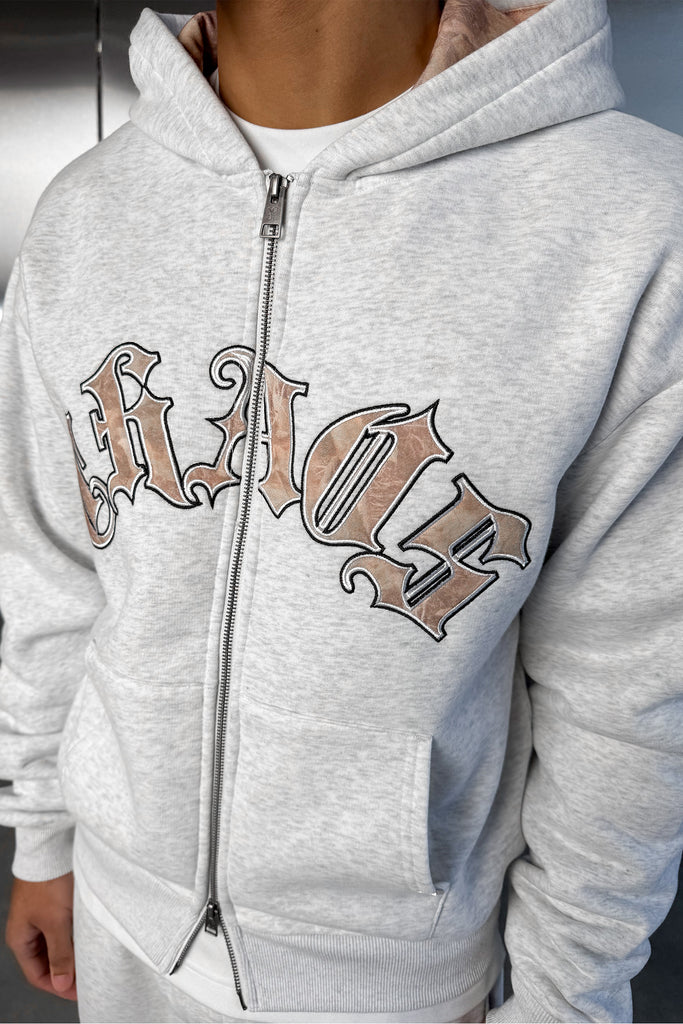 Chaos Real-Tree Camo Hoodie - Grey