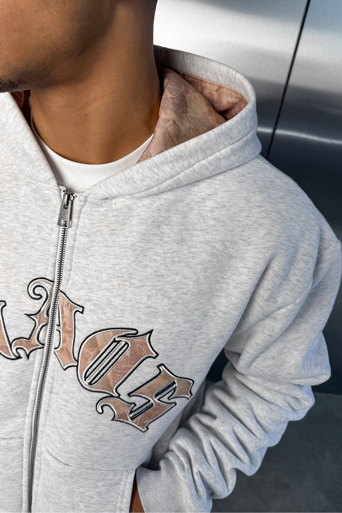 Chaos Real-Tree Camo Hoodie - Grey