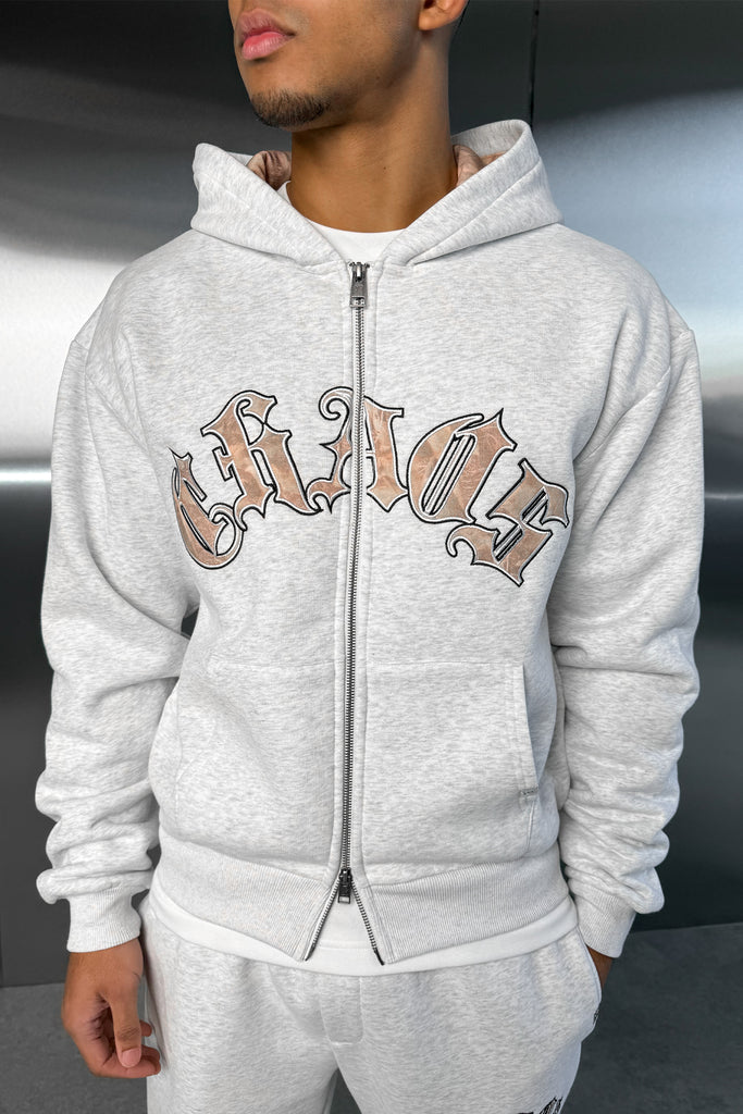 Chaos Real-Tree Camo Hoodie - Grey