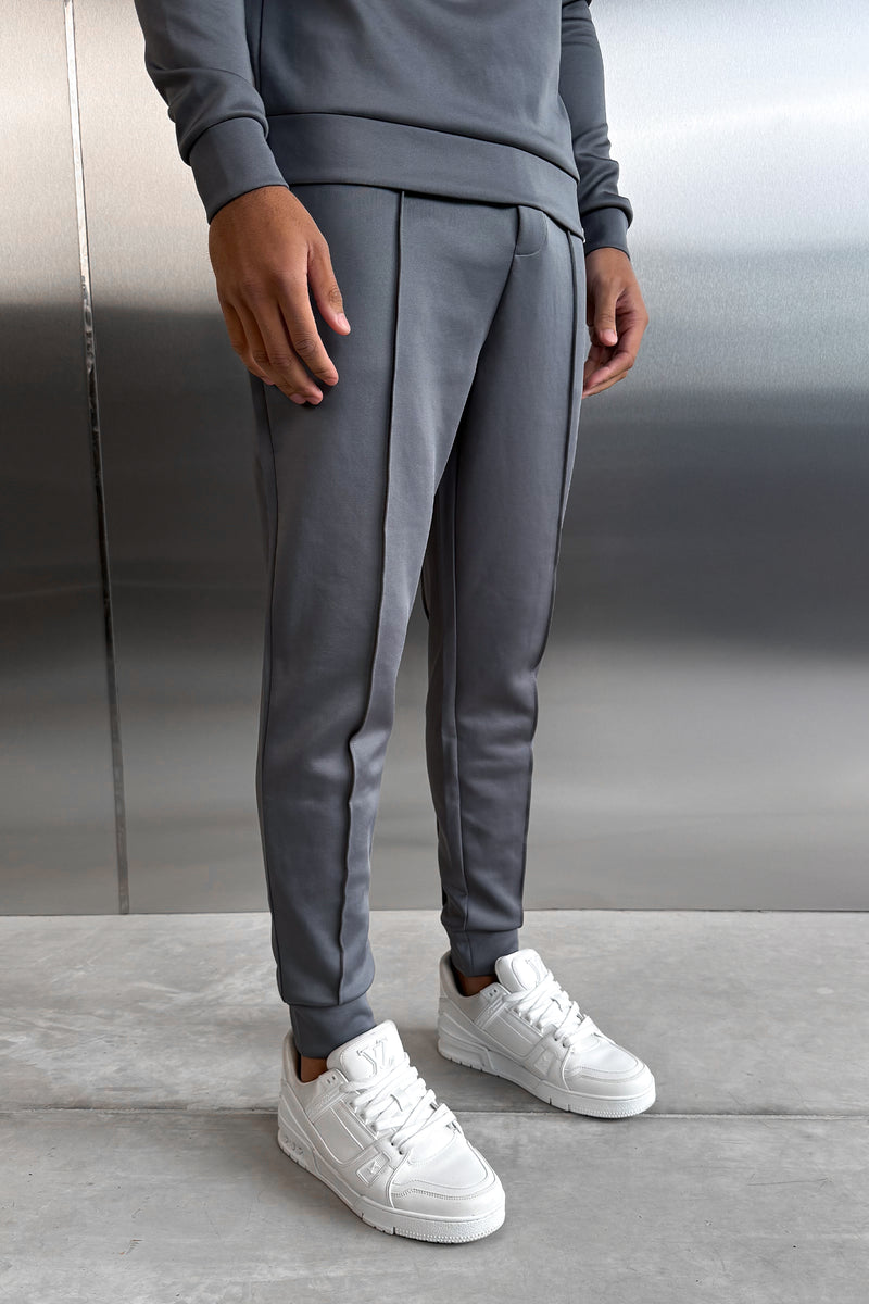 Scuba Pintuck Joggers - Charcoal