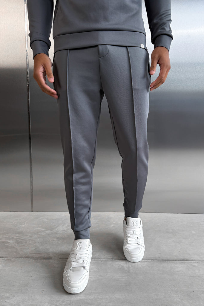 Scuba Pintuck Joggers - Charcoal