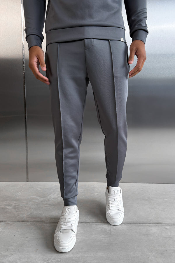 Scuba Pintuck Joggers - Charcoal