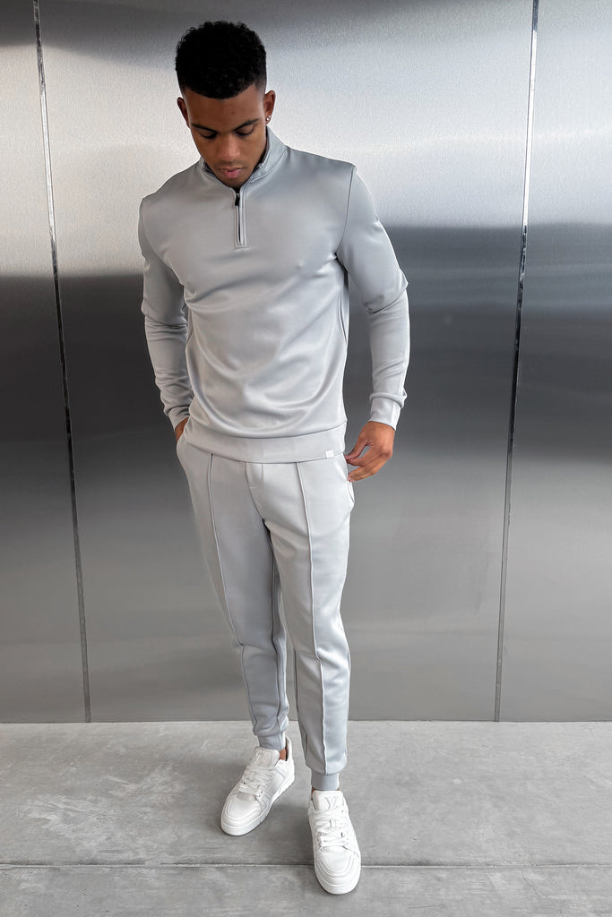 Scuba Quarter Zip Jumper - Grey