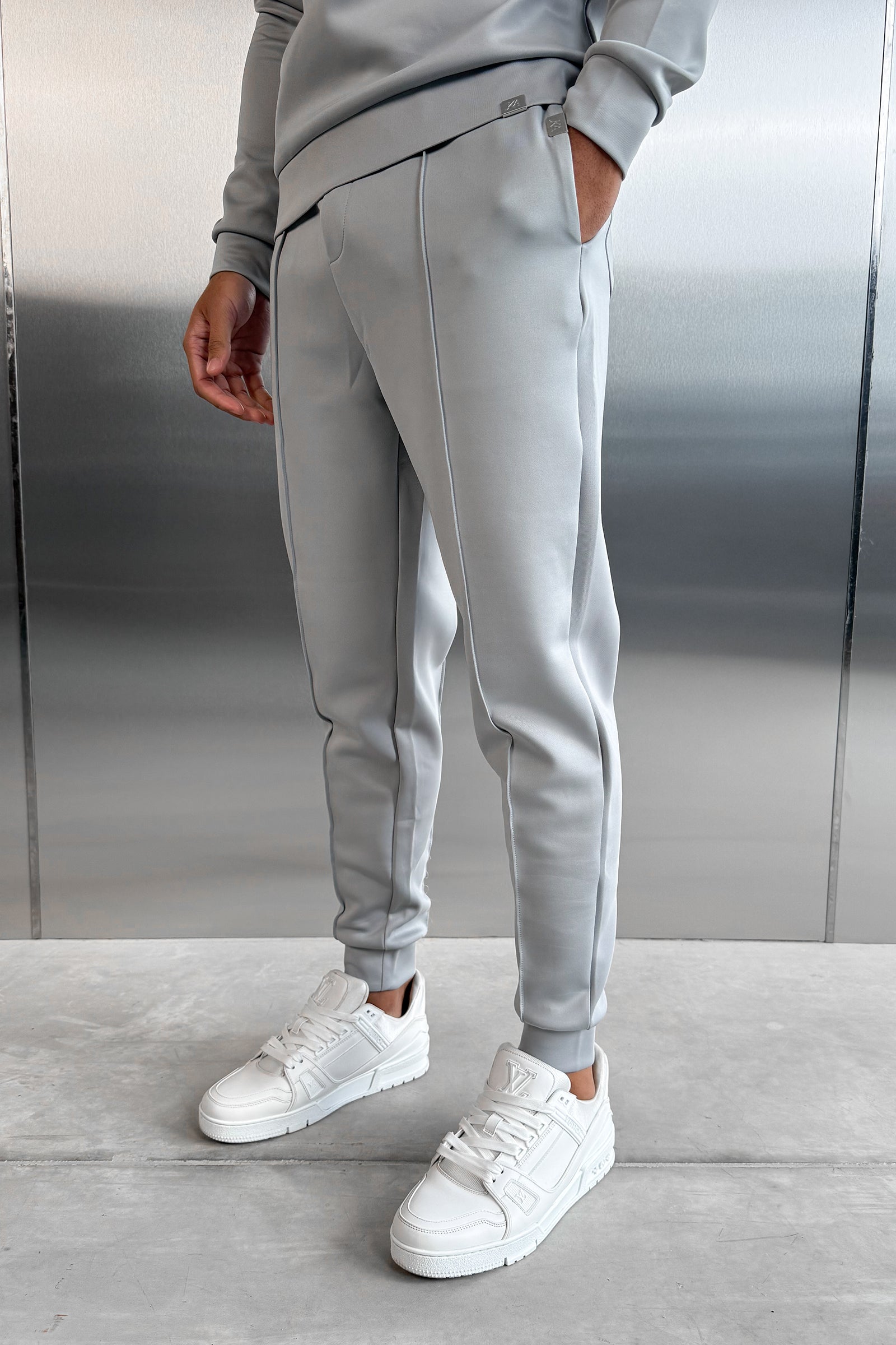 Scuba Pintuck Joggers - Grey – JK Attire