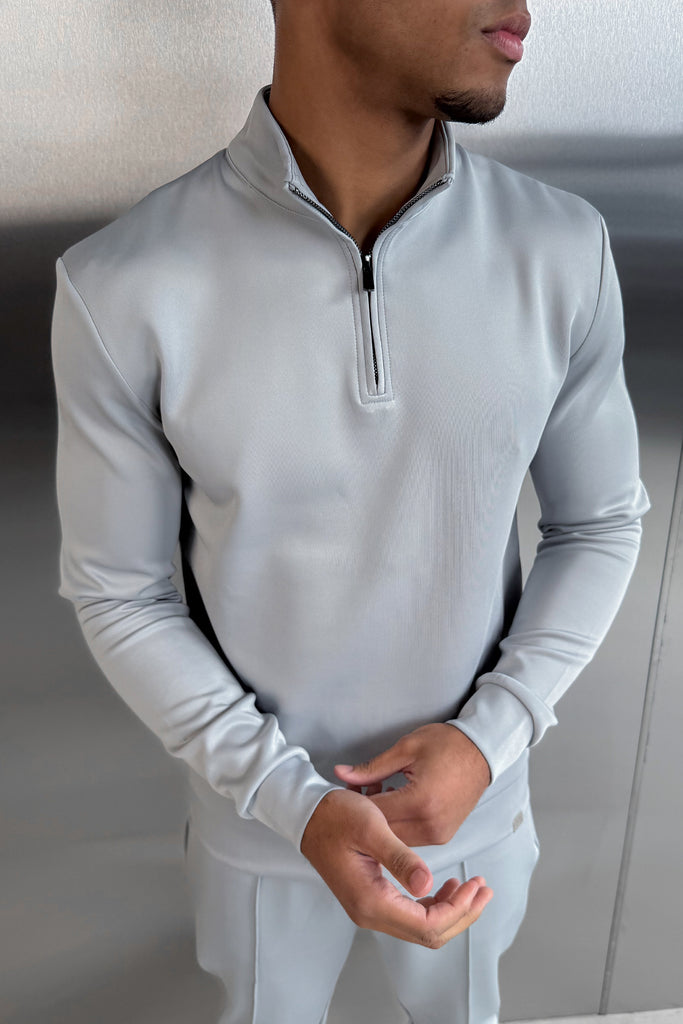 Scuba Quarter Zip Jumper - Grey