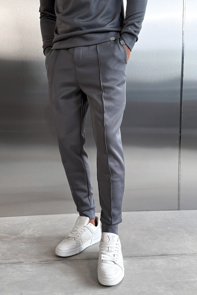Scuba Pintuck Joggers - Charcoal