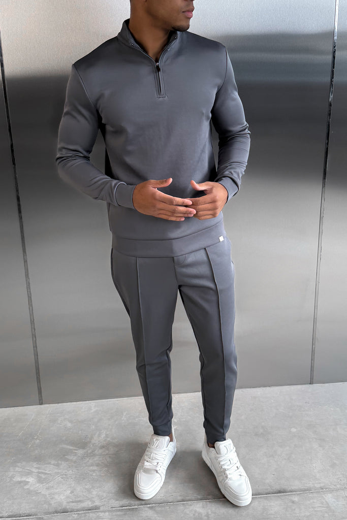Scuba Pintuck Joggers - Charcoal